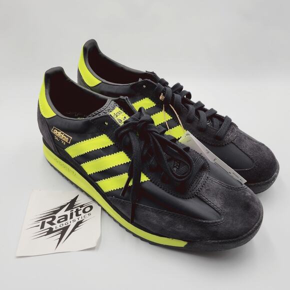 Men Size 9 Adidas Originals SL 72 RS IG4647 Black/Solar Yellow Shoes Sneakers main image 4